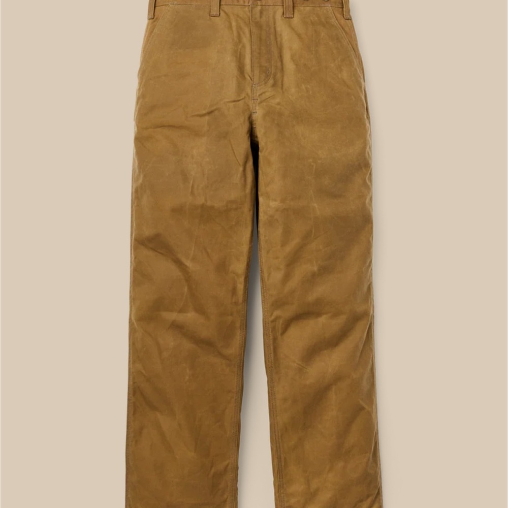 Filson single tin cloth pants made in USA